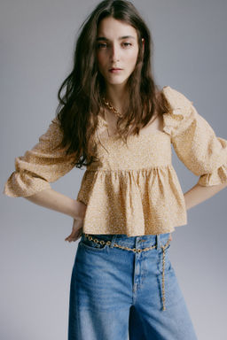 Blusa con volantes - H&m фото 2