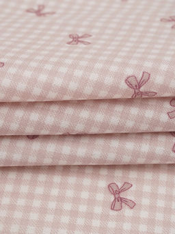 Муслин Премиум двухслойный гладкий Бантик - клетка, ш.2.5м, хлопок-100%, 130гр/м.кв - Купава фото 3