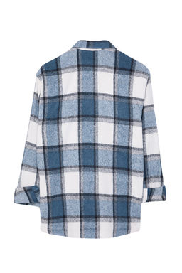 TRENDYOL MAN Lacivert Regular Fit K?sl?k Oduncu Kareli Gomlek TMNAW21GO0730 - Trendyolmilla фото 11