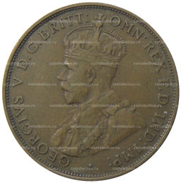 Монета 1 пенни 1933 года Австралия