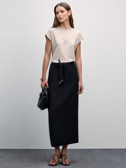 Футболка с принтом / Zarina  фото 3