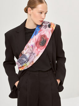 Платок жен. виск+шерсть 130х130 LG33-591-05