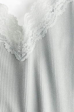 Top de tirantes con ribete de encaje - H&m фото 3