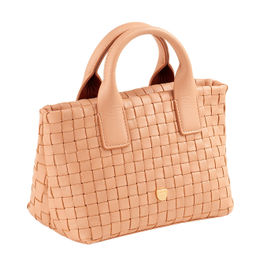 Итальянская миниатюрная женская сумочка DuDu Bags серии Ibiza | пудровый - Dudubags фото 2