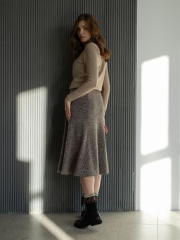 юбка на подкладке в составе шерсть - Трика фото 8