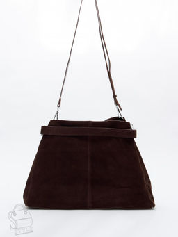 Сумка женская кожаная 6149Q coffee Polina&Eiterou