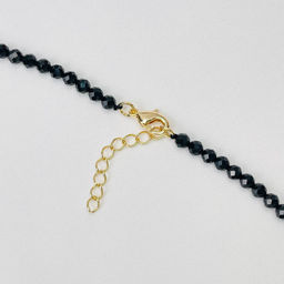 Колье из черной Шпинели