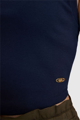 Kad_n Lacivert Bisiklet Yaka Basic Ti__rt - U.s. polo assn фото 6