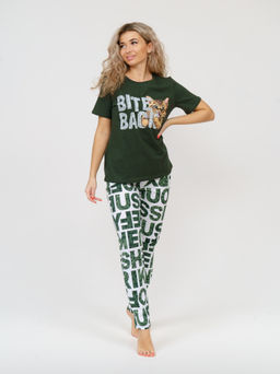 775/2 Пижама "Буквы/хаки"