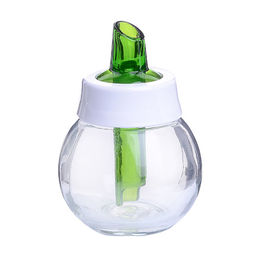 Сахарница с дозатором 180мл (стекло, пластик) (80736)