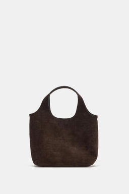 LEATHER MINI TOTE BAG - Zara фото 2