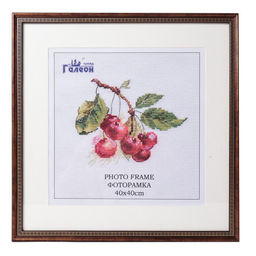 Рамка для оформления вышивки 40х40 с паспарту 8024 / ZR5442-1564 /окно 30х30