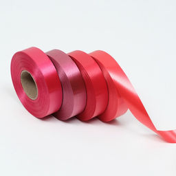 Цена за 4 шт. Лента для декора и подарков, красный МИКС, 2 см х 45 м - Simaland фото 2