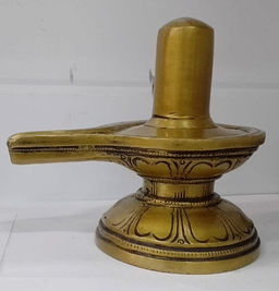 Шивалингам фигурка из бронзы рост, возрождение, защита h-14cm L-15cm 1.810kg
