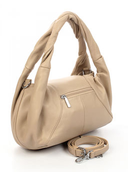 LACCOMA сумка АУ4748-бежевый натуральная кожа хлопок