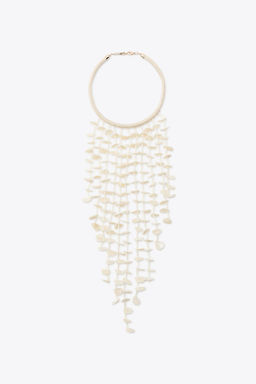 CORD AND SEASHELL NECKLACE - Zara фото 3