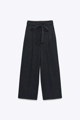 PLEATED TROUSERS WITH BELT - Zara фото 6