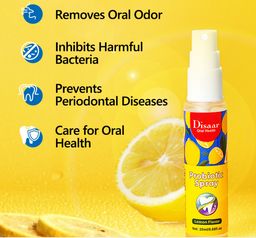 Освежающий лимонный спрей для полости рта 20ml - Disaar фото 3