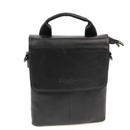 Мужская кожаная сумка через плечо 6830А Блек - Dff фото 2