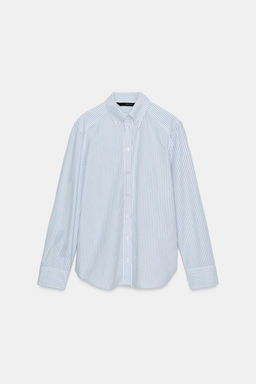 STRIPED POPLIN SHIRT - Zara фото 4