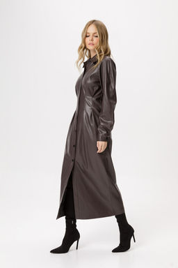 Платье Pirs 6348 коричневый фото 2