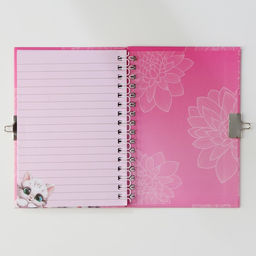 Блокнот на замочке А6, 50 л С 8 Марта