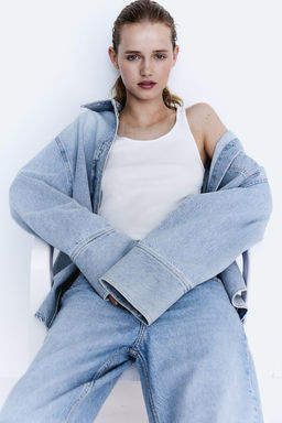 Baggy Wide Low Ankle Jeans - H&m фото 3