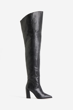 Botas de piel over-the-knee