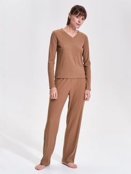 PELICAN, джемпер женский, Коричневый  фото 3