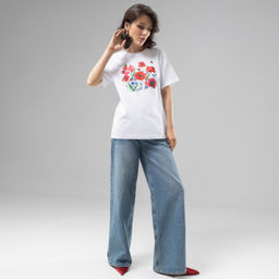 Футболка прямого кроя Великолепна уже утром - Charutti фото 2