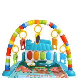 Коврик развивающий "Праздник у зверят" в коробке