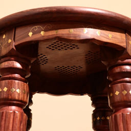 Столик кофейный, 38×38×38 см, дерево шишам