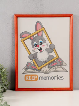 Фоторамка для фото 30×40 см Keep memories махагон, (пластиковый экран), дерево