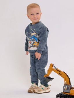 Свитшот(толстовка) с начесом для мальчика Футер - Оптима фото 3