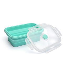 Ланчбокс складной герметичный прямоугольный, 800 мл, 18,5x13x7 см, - Devente фото 5