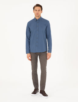 _ndigo Regular Fit Uzun Kollu G_mlek - Pierre cardin фото 4