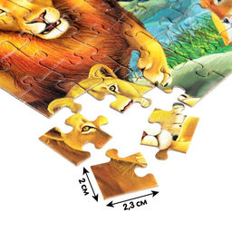 Пазл Обитатели саванны, 80 деталей - Puzzle time фото 3