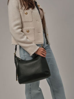 Сумка кожаная на плечо Azaro 3405 дремучий лес