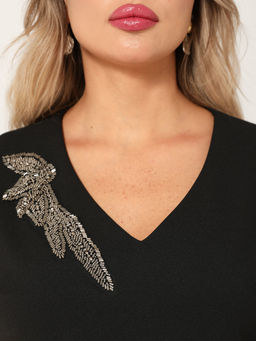 Платье 0421-1 черничный - Dora фото 8