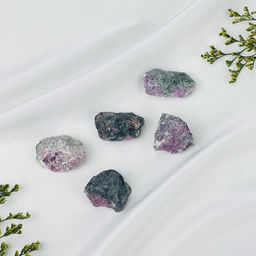 Галтовка из необработанного Рубина