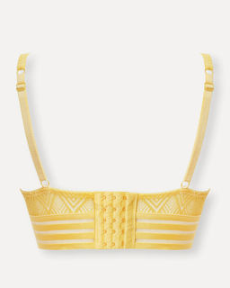 Ажурный желтый бюстгальтер - Deseo фото 4