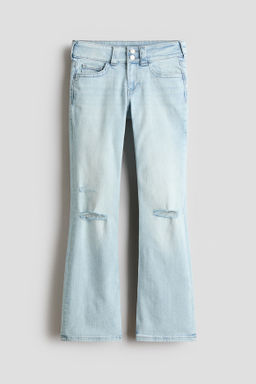 Bootcut Leg Low Jeans