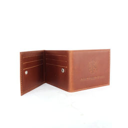 Обложка Croco-у-602-1 (для удостоверения+карточки) натуральная кожа коричневый пулл-ап матовый (219) 261399  фото 3