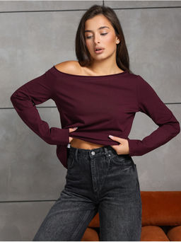 Лонгслив Плечо Черный - София фото 31