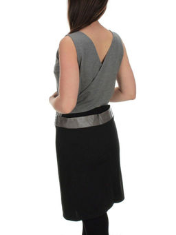 M07 BLACK/GRAY Платье женское (100% хлопок)