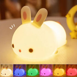 Цена за 2 шт. Ночник "Сute rabbit" 14,6*9,7*10,5 см USB 0.45w 5 v