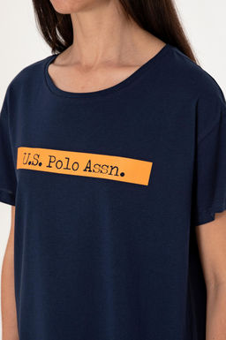 Kad_n Lacivert Ti__rt Sepette S_rpriz _ndirim - U.s. polo assn фото 7