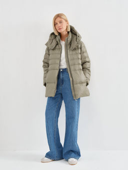 Conso/WDS 230557 - dusty olive Пуховая куртка  фото 6