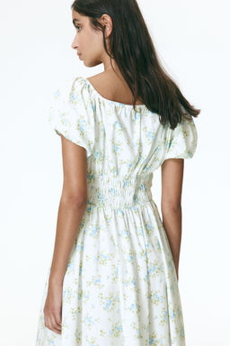 Vestido con cintura nido de abeja - H&m фото 5