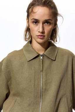 Cazadora oversize con bajo globo - H&m фото 7